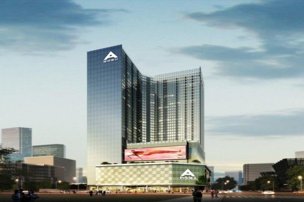 Aoyou International Apartment Hotel A Mall Brunch Гуанчжоу Экстерьер фото